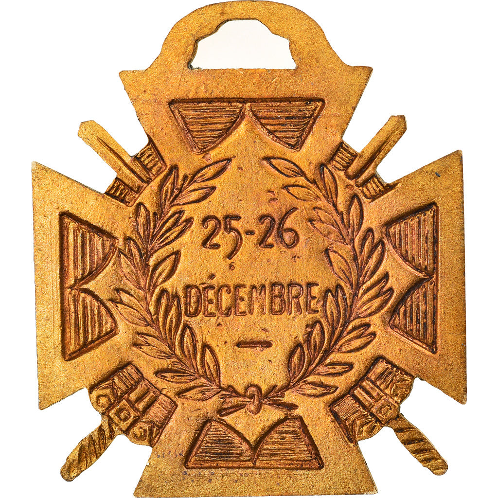 France, Journée du poilu, Medal, 1915, Excellent Quality, Gilt Bronze, 35