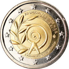 Grecia, 2 Euro, Olympics Athens, 2011, SPL, Bi-metallico, KM:239
