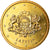 Letónia, 50 Euro Cent, 2014, MS(63), Latão