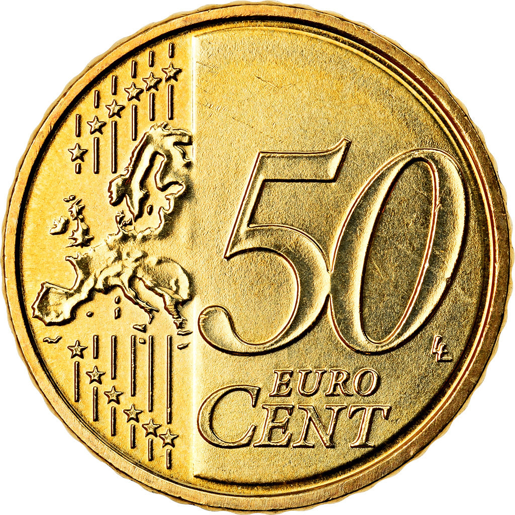 Latvia, 50 Euro Cent, 2014, SPL, Laiton