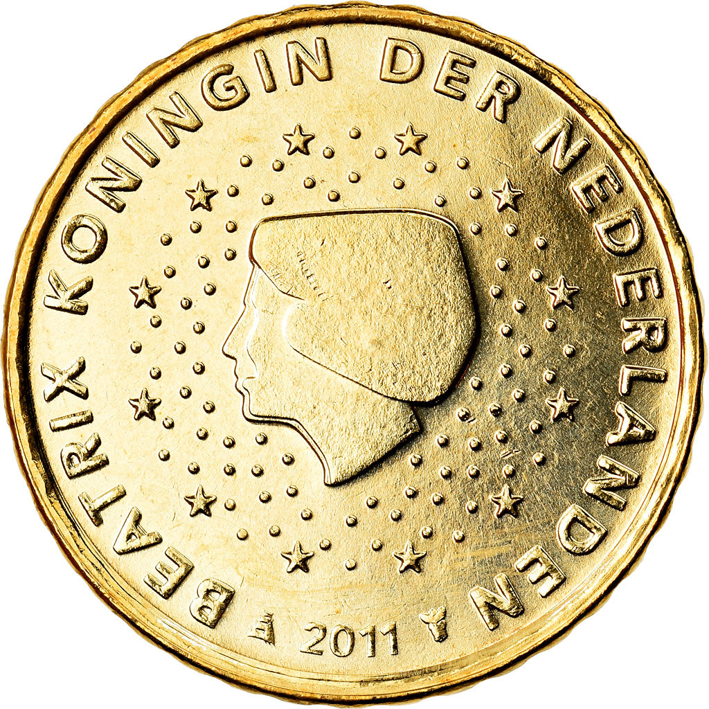 Nederland, 10 Euro Cent, 2011, UNC-, Tin, KM:268