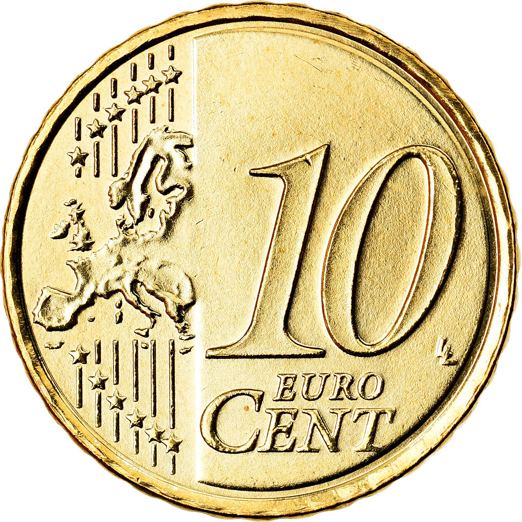 Nederland, 10 Euro Cent, 2011, UNC-, Tin, KM:268