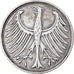 Moeda, ALEMANHA - REPÚBLICA FEDERAL, 5 Mark, 1951, Hamburg, EF(40-45), Prata