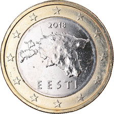 Estonia, Euro, 2018, UNZ, Bi-Metallic, KM:New