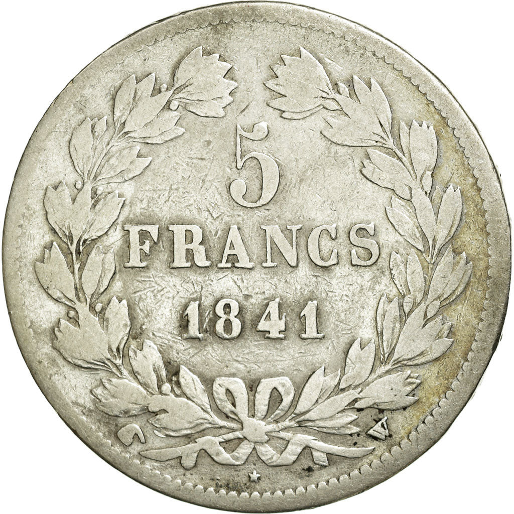 Monnaie, France, Louis-Philippe, 5 Francs, 1841, Lille, TB+, Argent, KM:749.13
