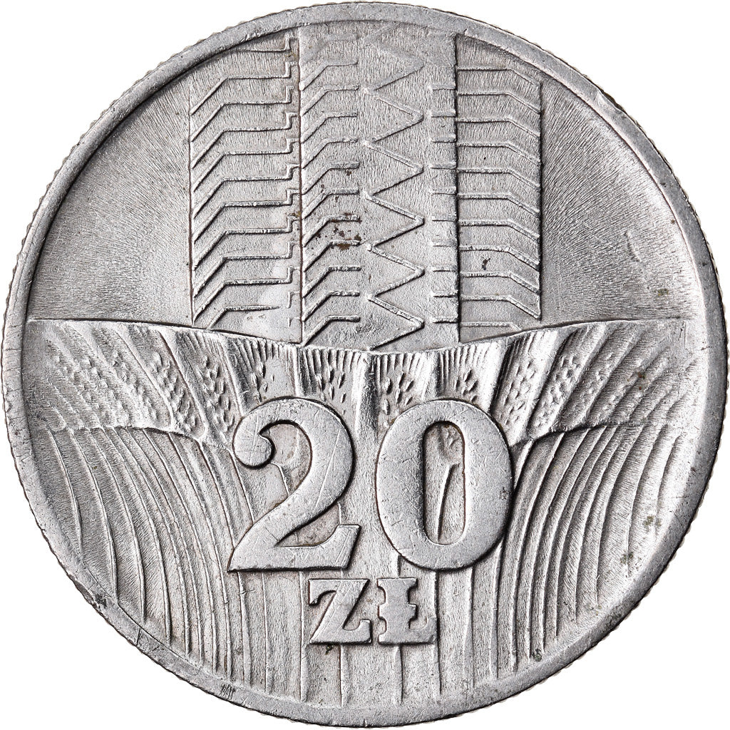 Monnaie, Pologne, 20 Zlotych, 1974, TTB, Copper-nickel, KM:67