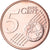 Luxemburgo, 5 Euro Cent, 2013, MS(63), Aço Cromado a Cobre, KM:New