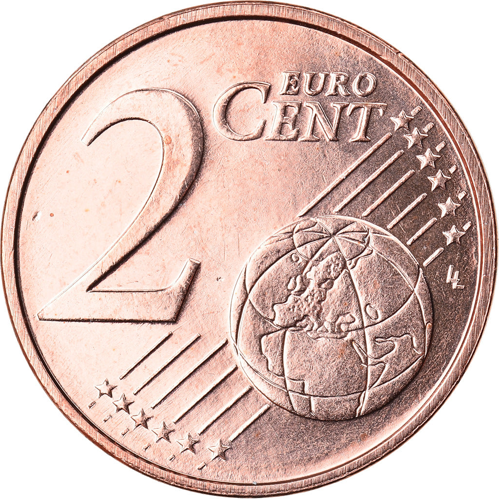 Luxemburg, 2 Euro Cent, 2013, UNZ, Copper Plated Steel, KM:New