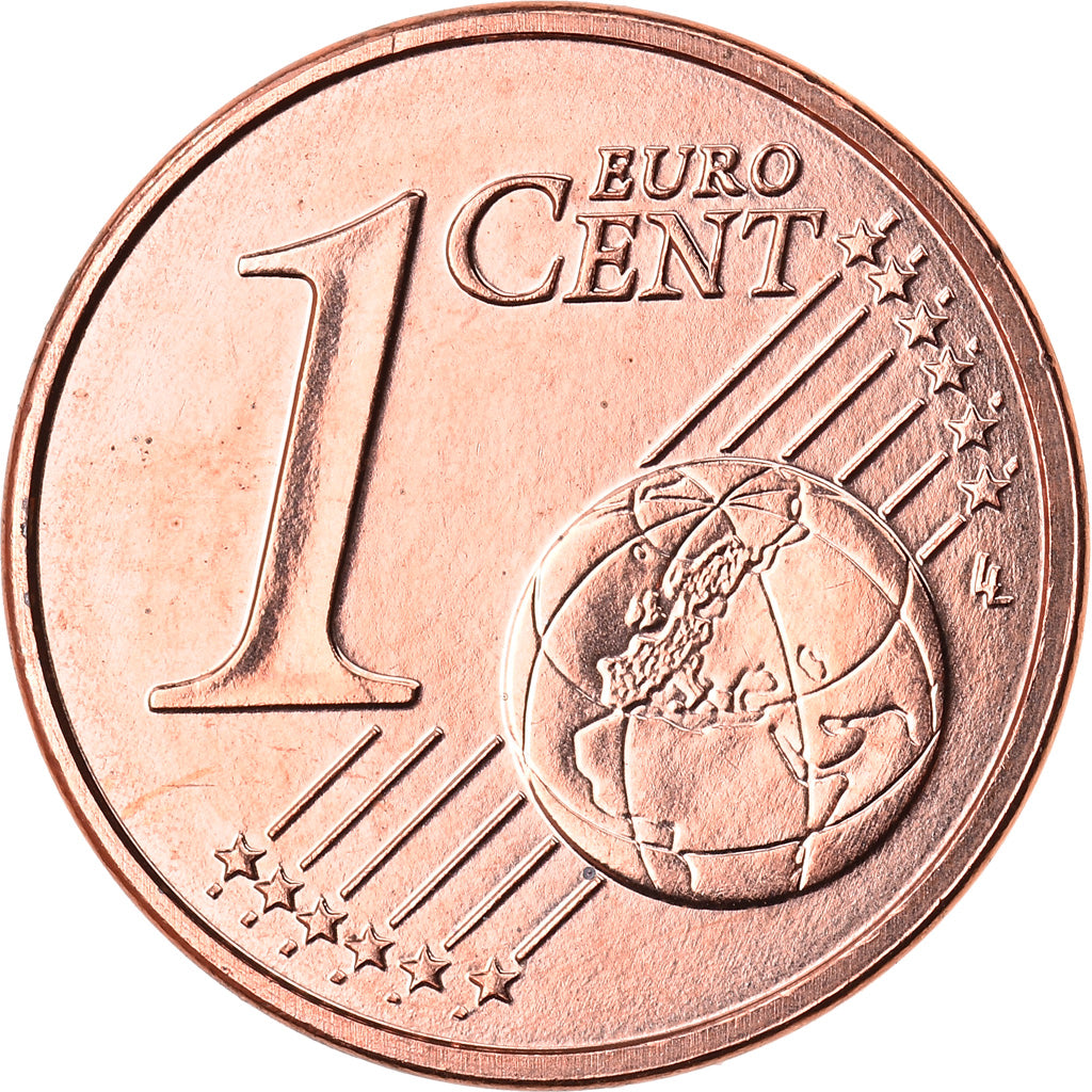 Luxembourg, Euro Cent, 2013, MS(63), Copper Plated Steel, KM:New