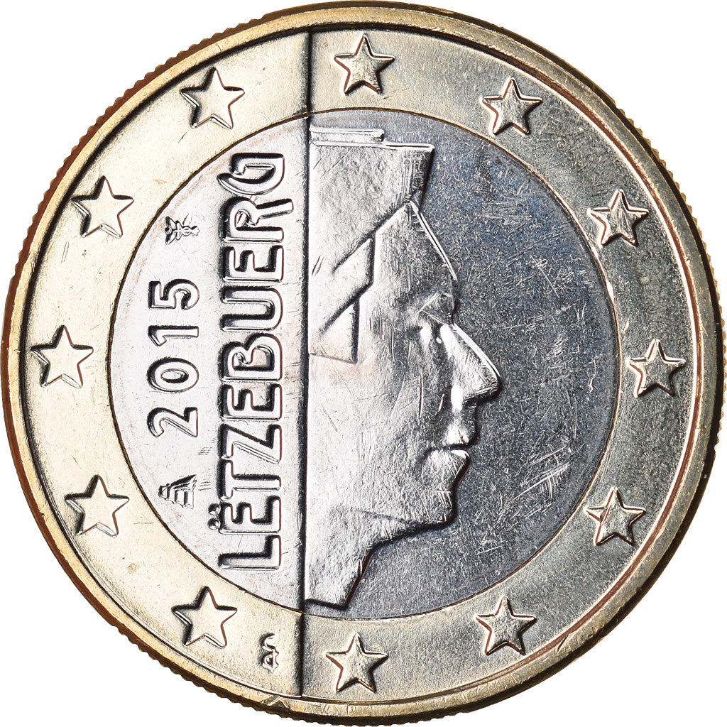 Luxemburgo, Euro, 2015, MS(63), Bimetálico, KM:New