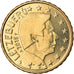 Luxemburg, 10 Euro Cent, 2015, UNZ, Messing, KM:New