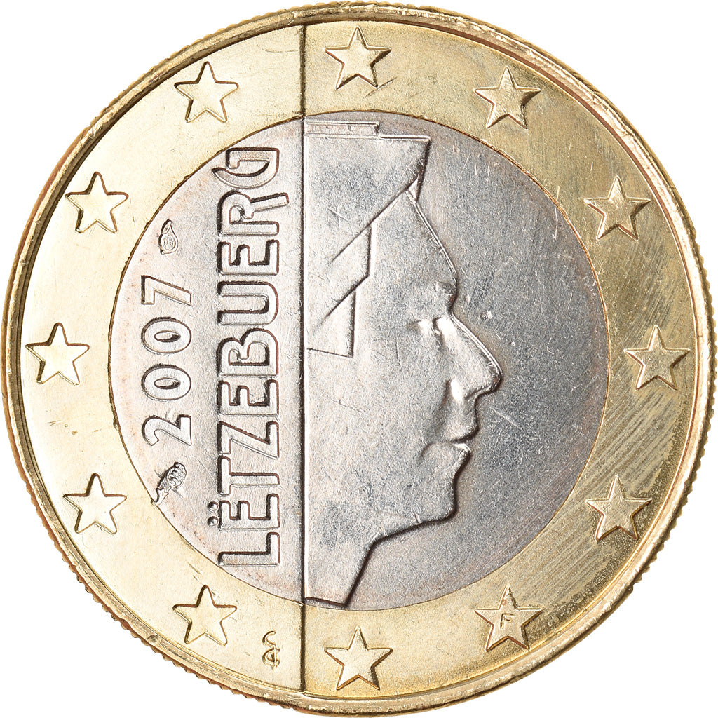 Lussemburgo, Euro, 2007, SPL, Bi-metallico, KM:92