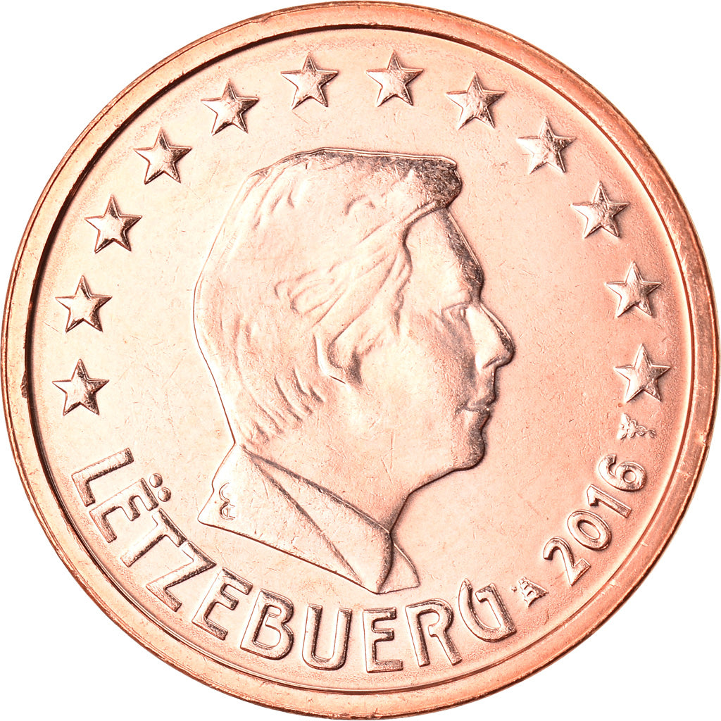 Luxembourg, 2 Euro Cent, 2016, SPL, Copper Plated Steel, KM:New