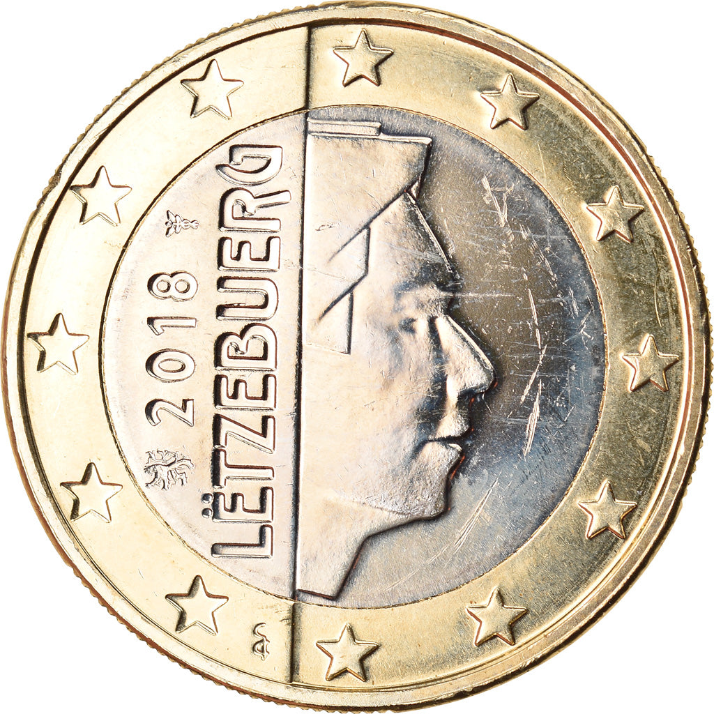 Luxemburgo, Euro, 2018, MS(63), Bimetálico, KM:New