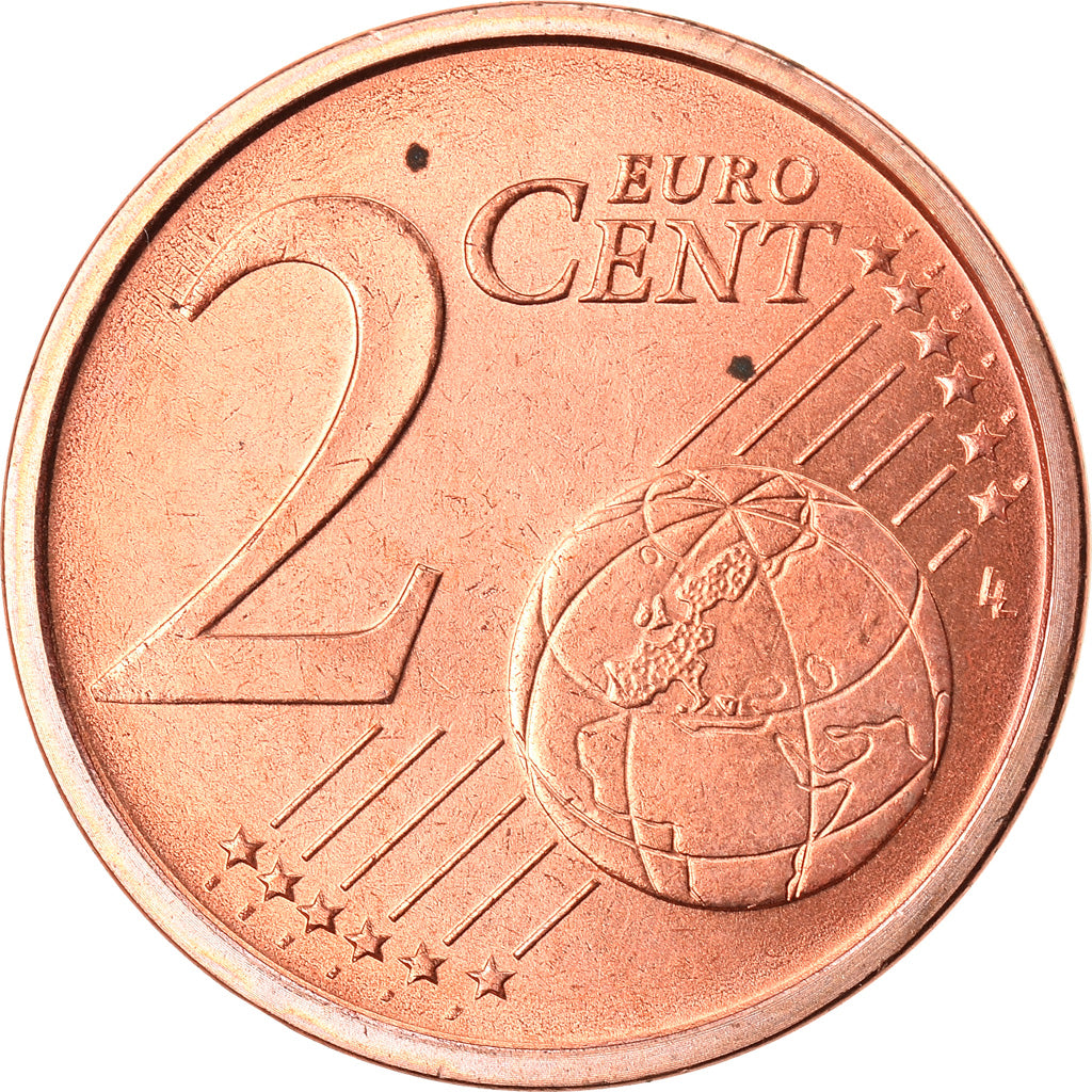 Italien, 2 Euro Cent, 2002, VZ, Copper Plated Steel, KM:211