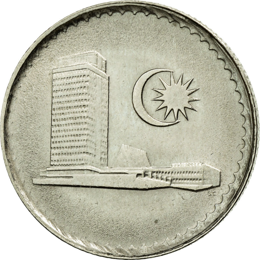 Coin, Malaysia, 5 Sen, 1973, Franklin Mint, AU(50-53), Copper-nickel, KM:2