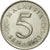 Coin, Malaysia, 5 Sen, 1973, Franklin Mint, AU(50-53), Copper-nickel, KM:2