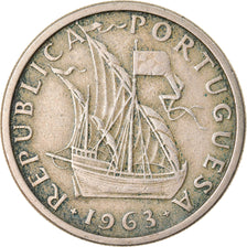 Münze, Portugal, 5 Escudos, 1963, SS, Copper-nickel, KM:591