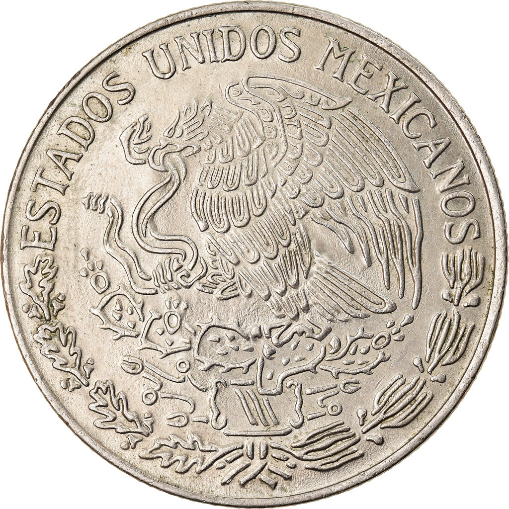 Moneta, Messico, Peso, 1975, Mexico City, BB+, Rame-nichel, KM:460