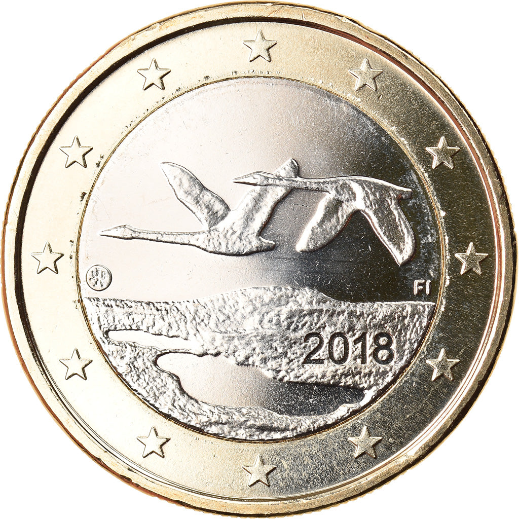 Finlandia, Euro, 2018, Vantaa, SPL, Bi-metallico