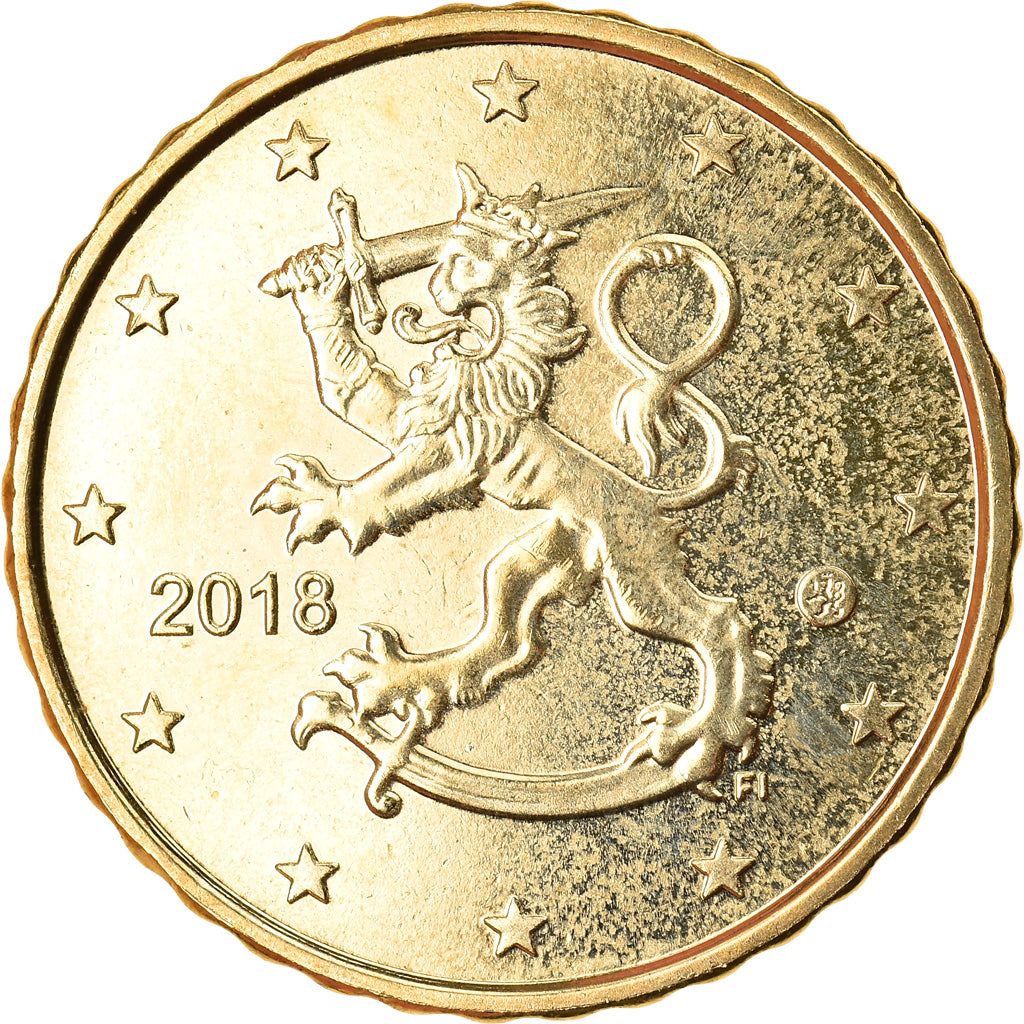 Finlandia, 10 Euro Cent, 2018, Vantaa, SPL, Ottone