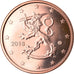 Finlande, 5 Euro Cent, 2018, Vantaa, SPL, Copper Plated Steel