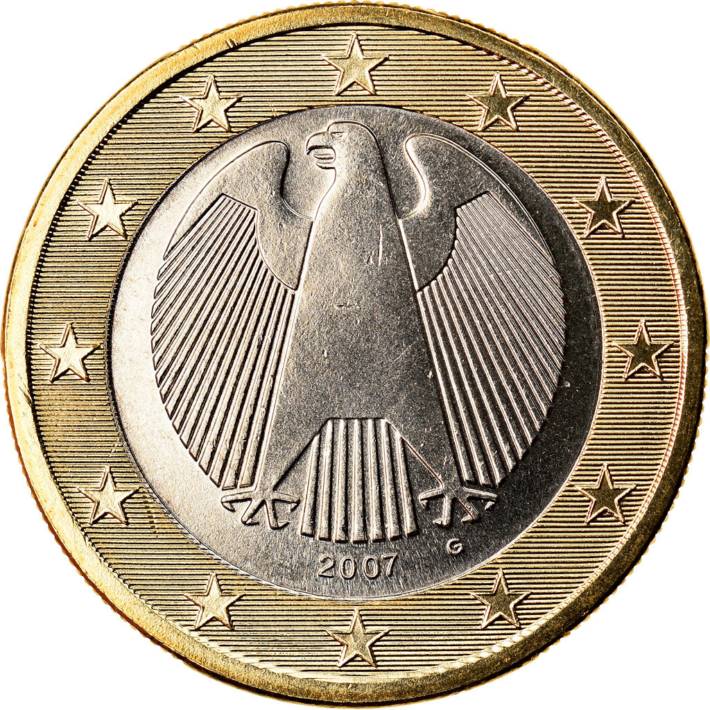 République fédérale allemande, Euro, 2007, Karlsruhe, SPL, Bi-Metallic