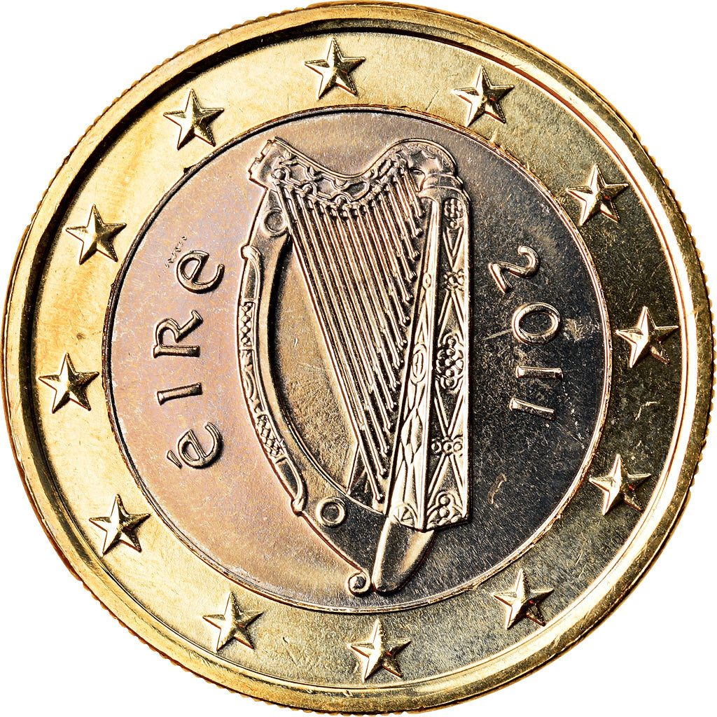 REPUBLIEK IERLAND, Euro, 2011, BU, FDC, Bi-Metallic, KM:50