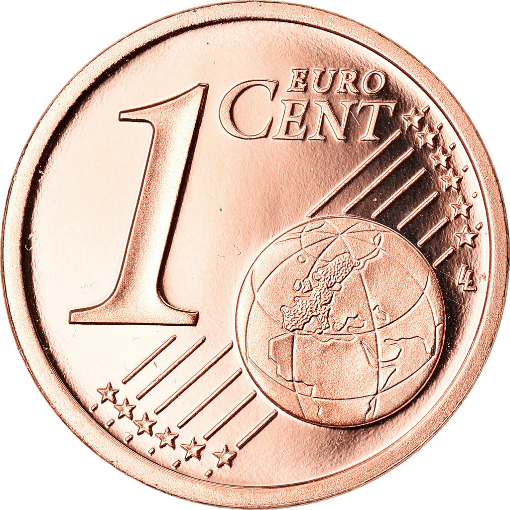 IRELAND REPUBLIC, Euro Cent, 2007, Sandyford, BE, STGL, Copper Plated Steel