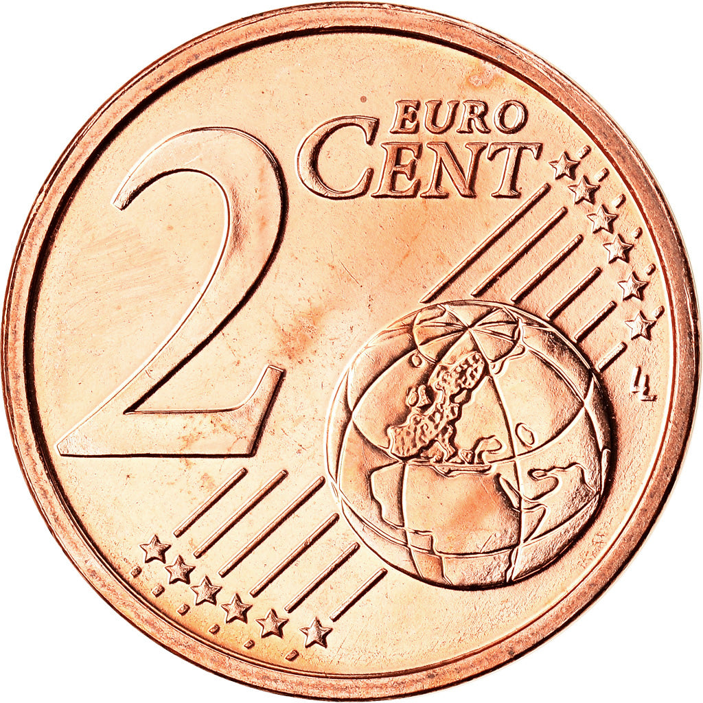 REPÚBLICA DA IRLANDA, 2 Euro Cent, 2013, Sandyford, MS(63), Aço Cromado a