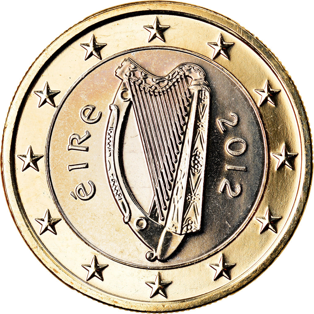 REPÚBLICA DE IRLANDA, Euro, 2012, SC, Bimetálico, KM:50