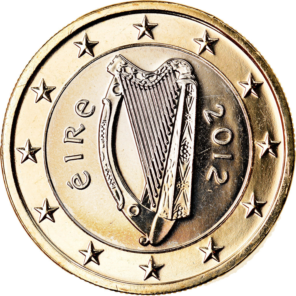 IRELAND REPUBLIC, Euro, 2012, UNZ, Bi-Metallic, KM:50