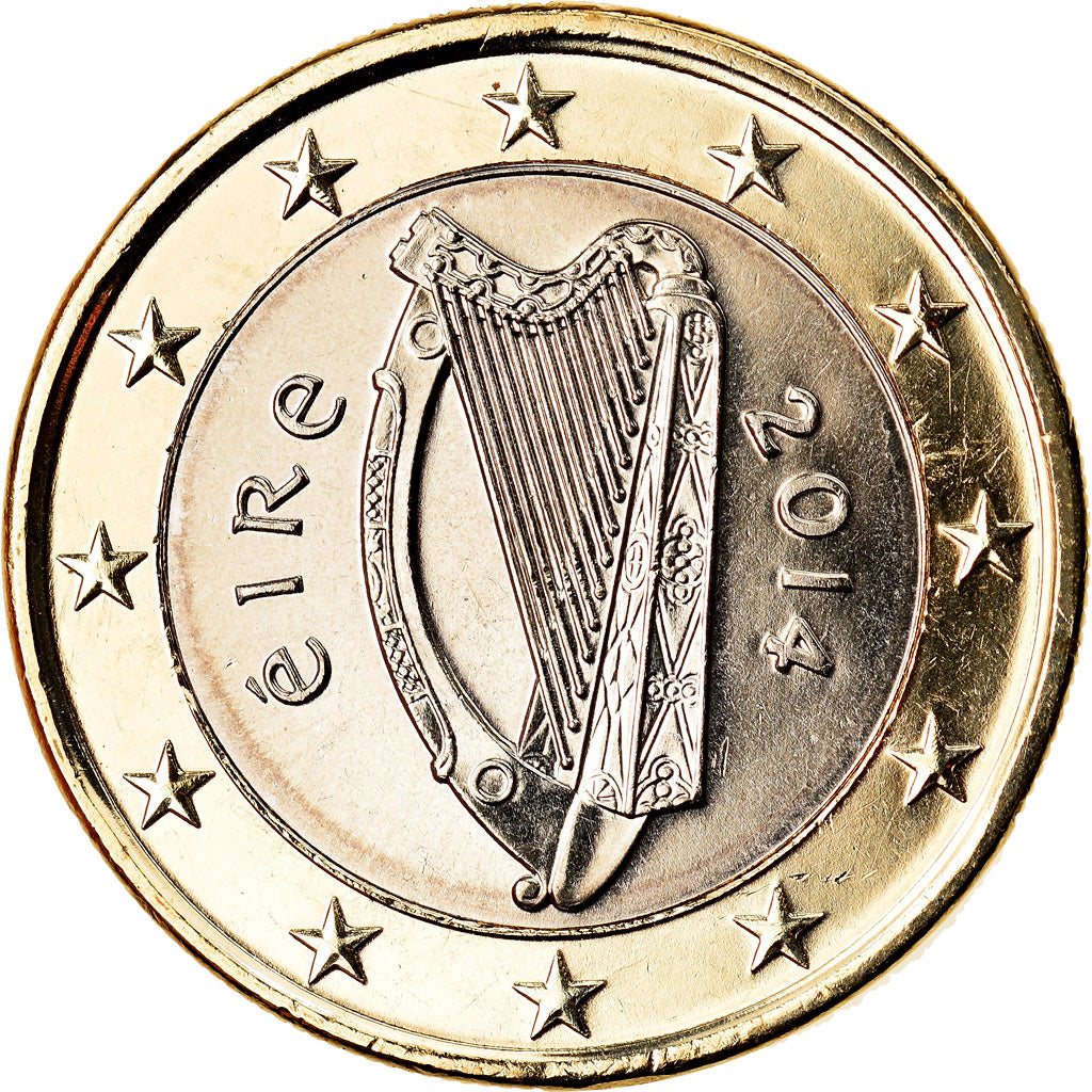 REPUBBLICA D’IRLANDA, Euro, 2014, Sandyford, SPL, Bi-metallico, KM:New