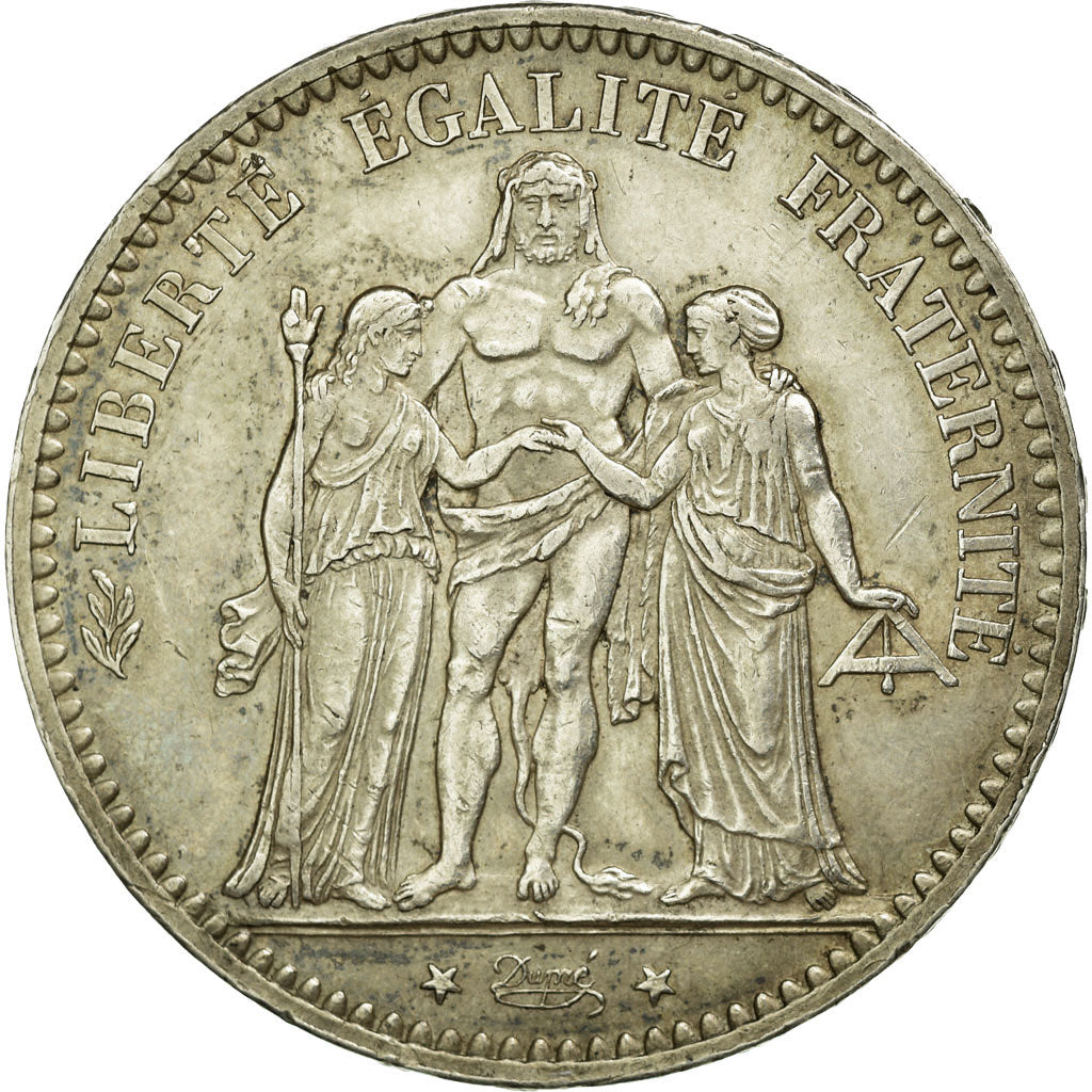 Monnaie, France, Hercule, 5 Francs, 1876, Paris, TTB+, Argent, KM:820.1