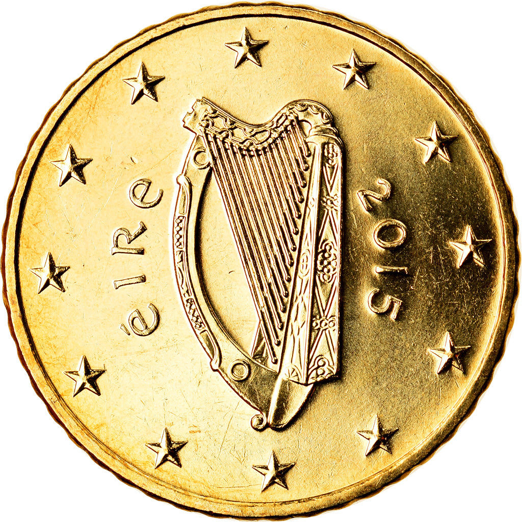 REPUBBLICA D’IRLANDA, 50 Euro Cent, 2015, Sandyford, SPL, Ottone, KM:New