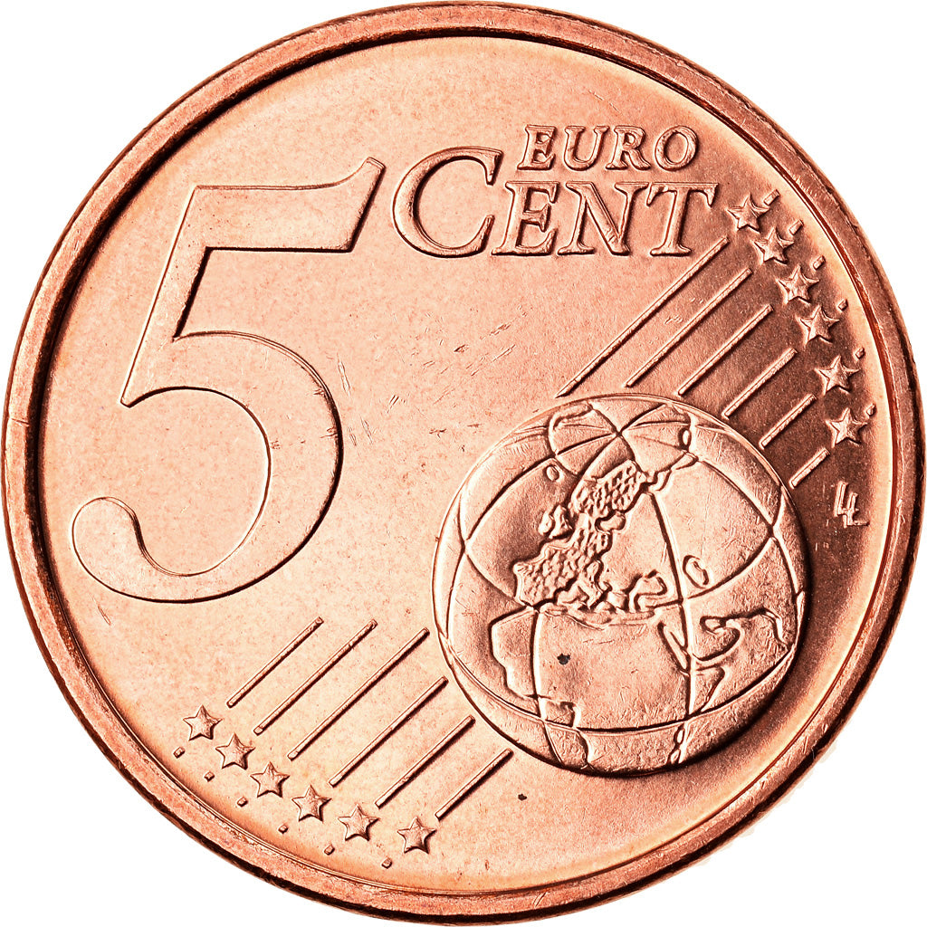 IRELAND REPUBLIC, 5 Euro Cent, 2015, Sandyford, SPL, Copper Plated Steel, KM:New