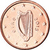 REPÚBLICA DE IRLANDA, Euro Cent, 2015, Sandyford, SC, Cobre chapado en acero