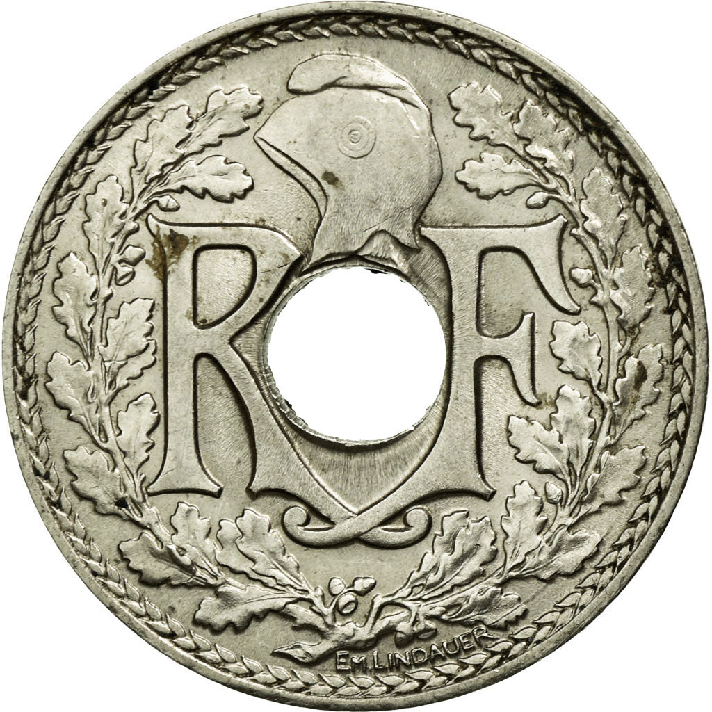 Coin, France, Lindauer, 25 Centimes, 1915, AU(55-58), Nickel, KM:867