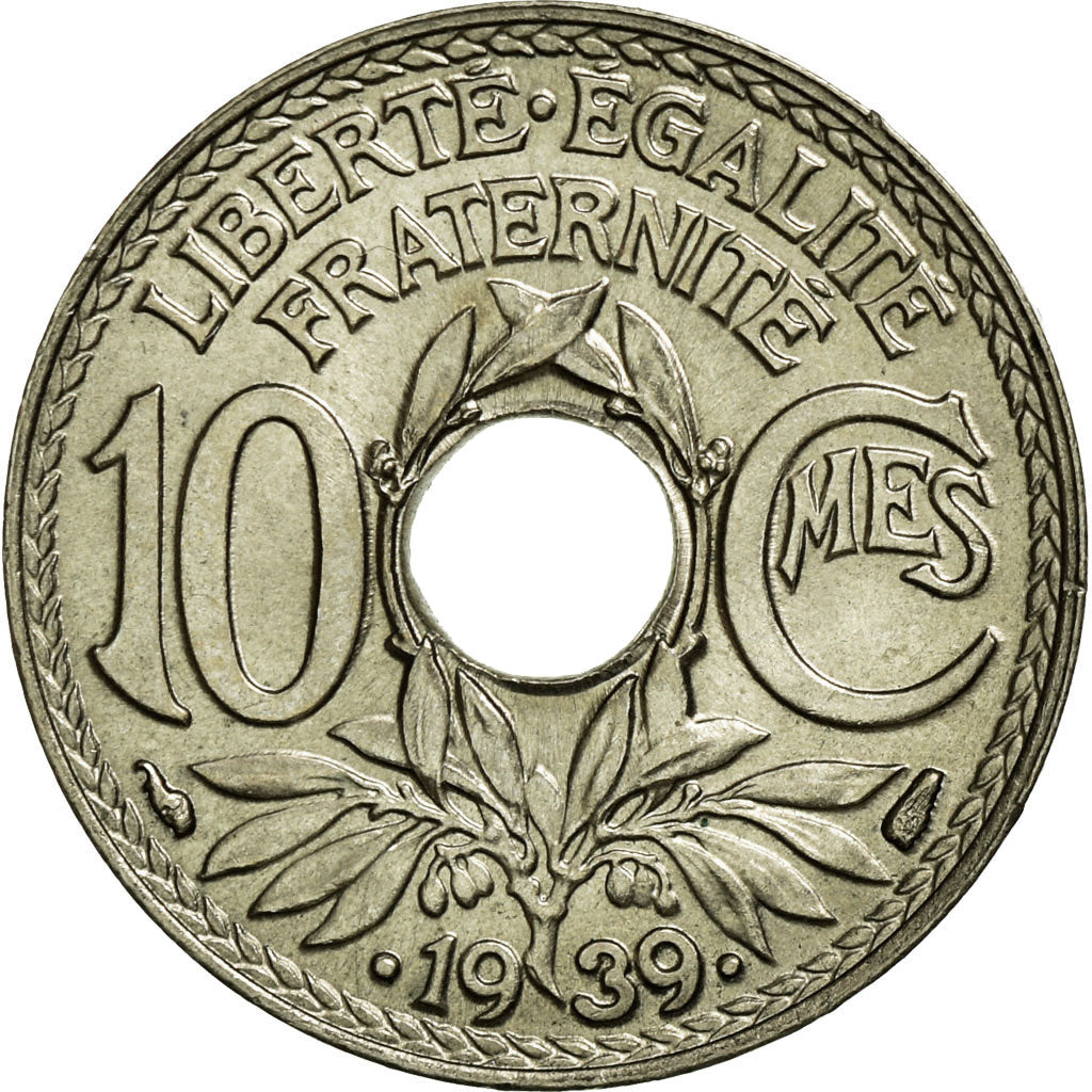 Coin, France, Lindauer, 10 Centimes, 1939, MS(63), Nickel-Bronze, KM:889.1