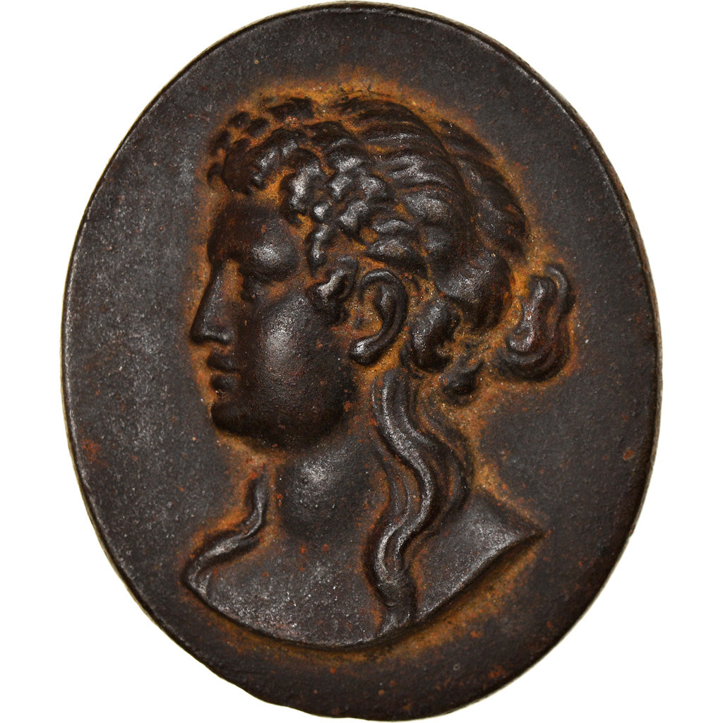 France, Medal, Buste de femme, Arts & Culture, EF(40-45), Métal