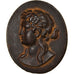 France, Medal, Buste de femme, Arts & Culture, EF(40-45), Métal