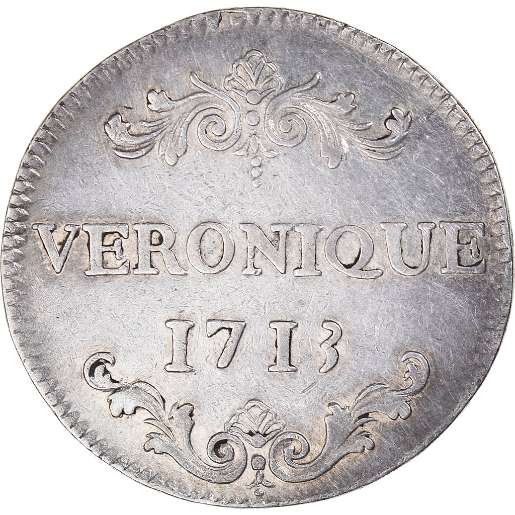France, Jeton, Royal, Louis XIV, Corporations, Les Lingères, Véronique, 1713