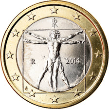 Itália, Euro, 2014, Rome, MS(63), Bimetálico, KM:New