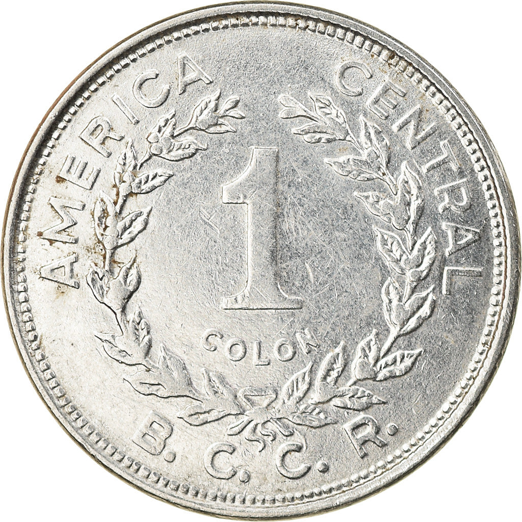 Moeda, Costa Rica, Colon, 1991, AU(50-53), Aço Inoxidável, KM:210.1