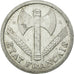 Coin, France, Bazor, 2 Francs, 1943, Beaumont le Roger, EF(40-45), Aluminum