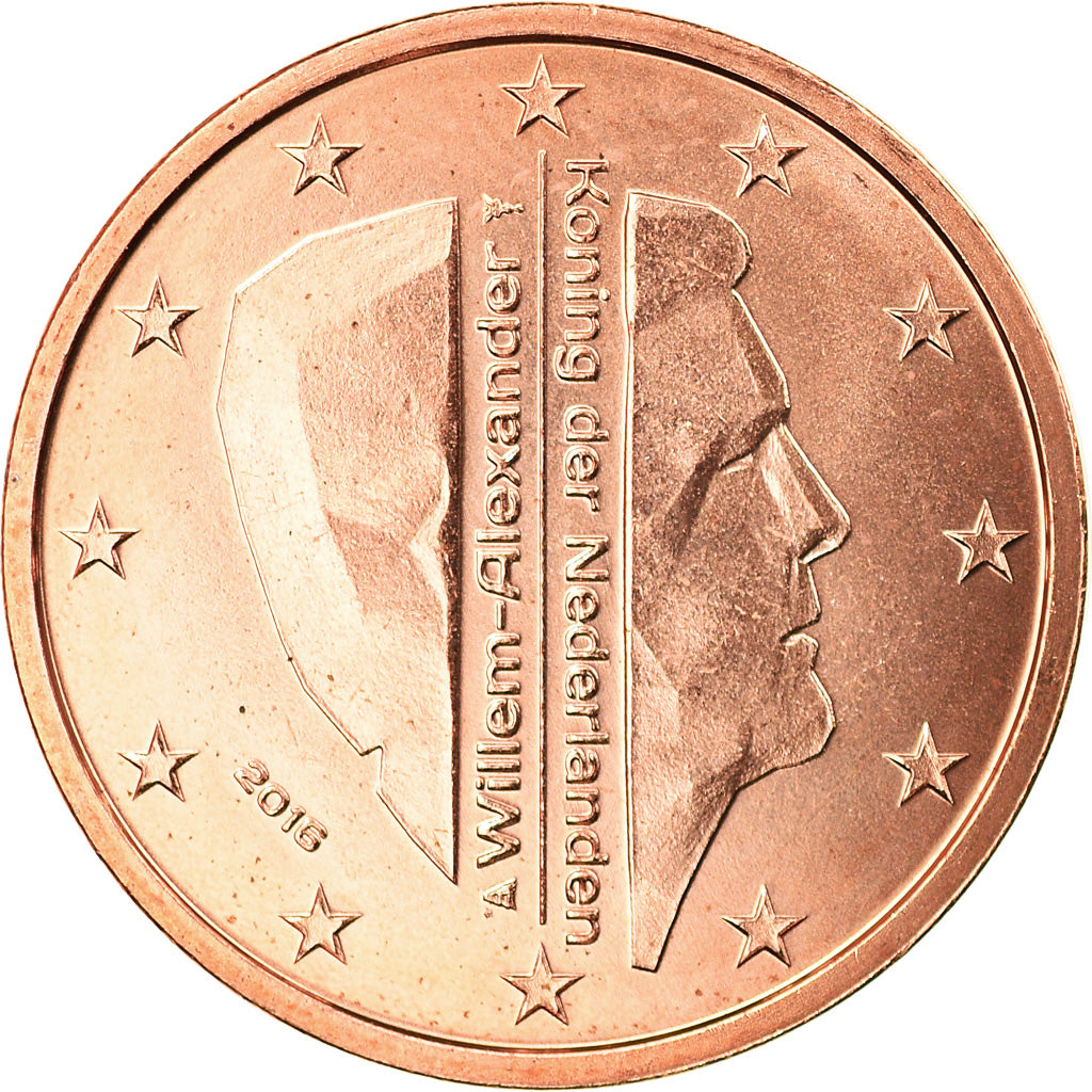Pays-Bas, 2 Euro Cent, 2016, SPL, Copper Plated Steel, KM:New