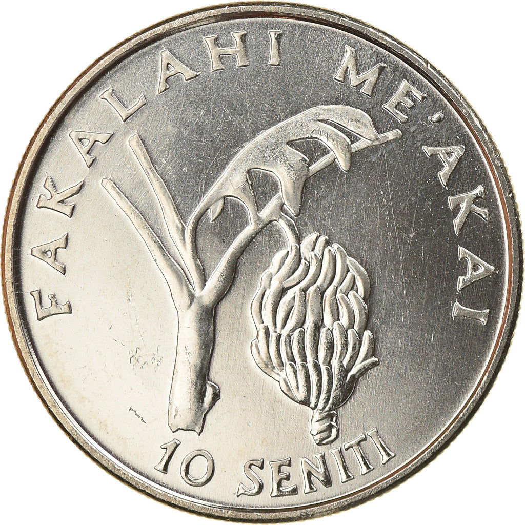 Monnaie, Tonga, King Taufa'ahau Tupou IV, 10 Seniti, 2005, SPL, Nickel plated