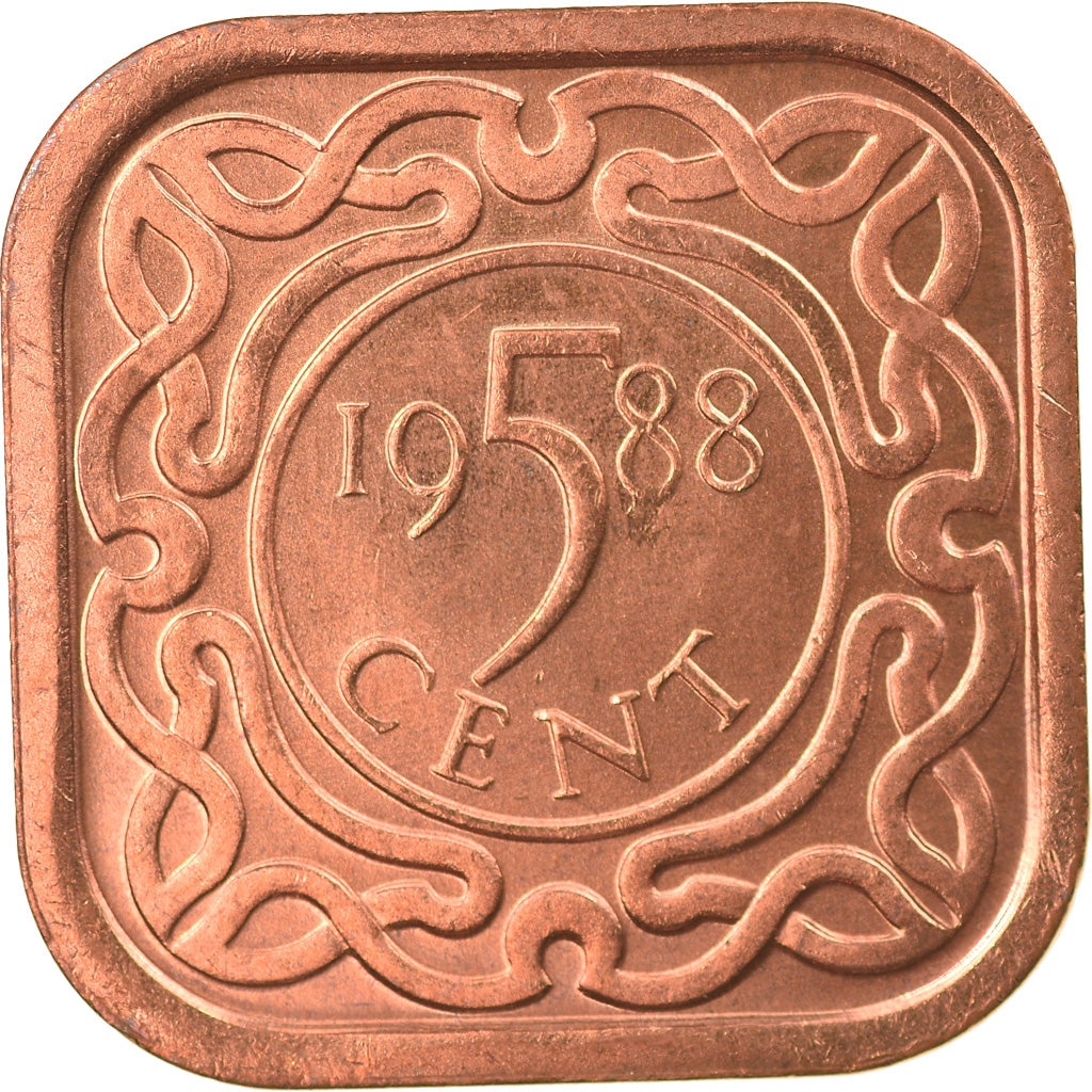 Monnaie, Surinam, 5 Cents, 1988, SPL, Copper Plated Steel, KM:12.1b