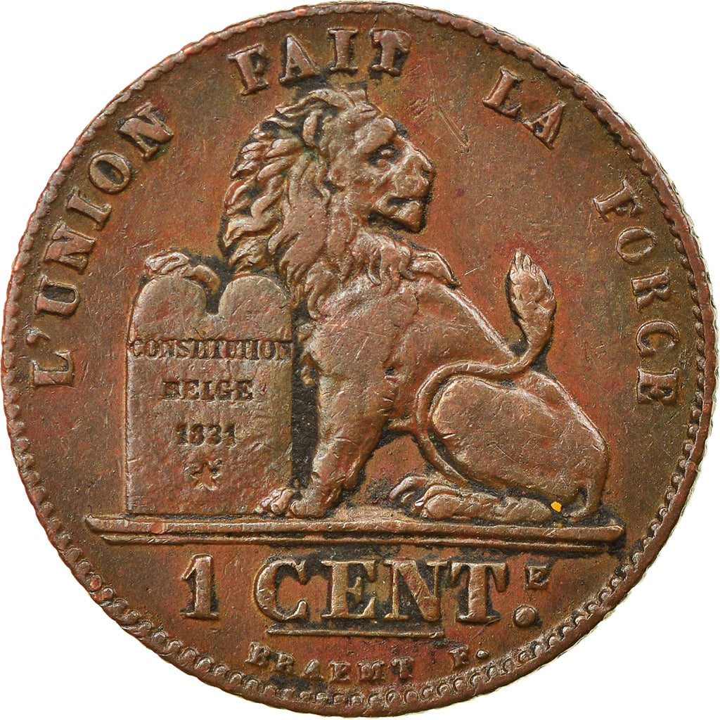 Moeda, Bélgica, Centime, 1912, VF(30-35), Cobre, KM:76