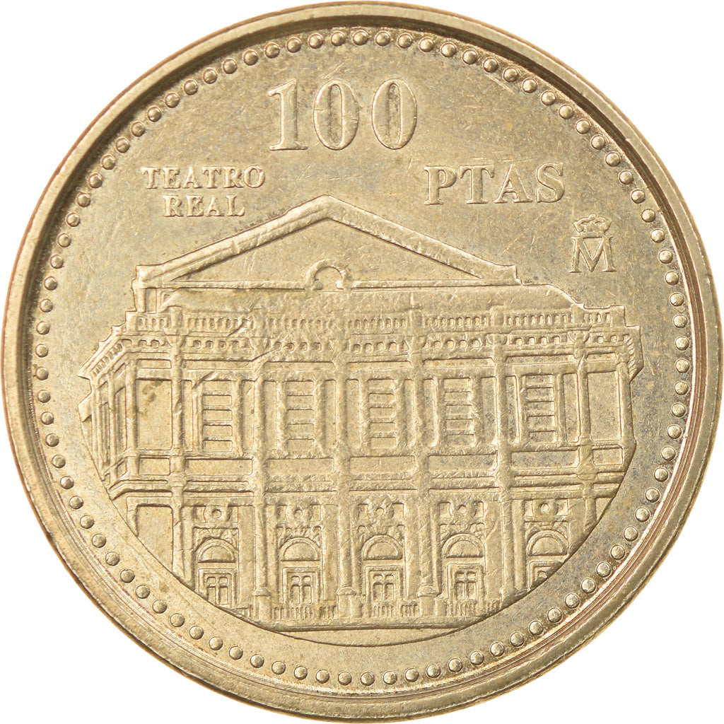 Munten, Spanje, Juan Carlos I, 100 Pesetas, 1997, Madrid, ZF, Aluminum-Bronze